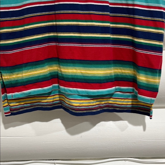 Ralph Lauren Red and Blue Polo Shirt - Picture 4 of 5